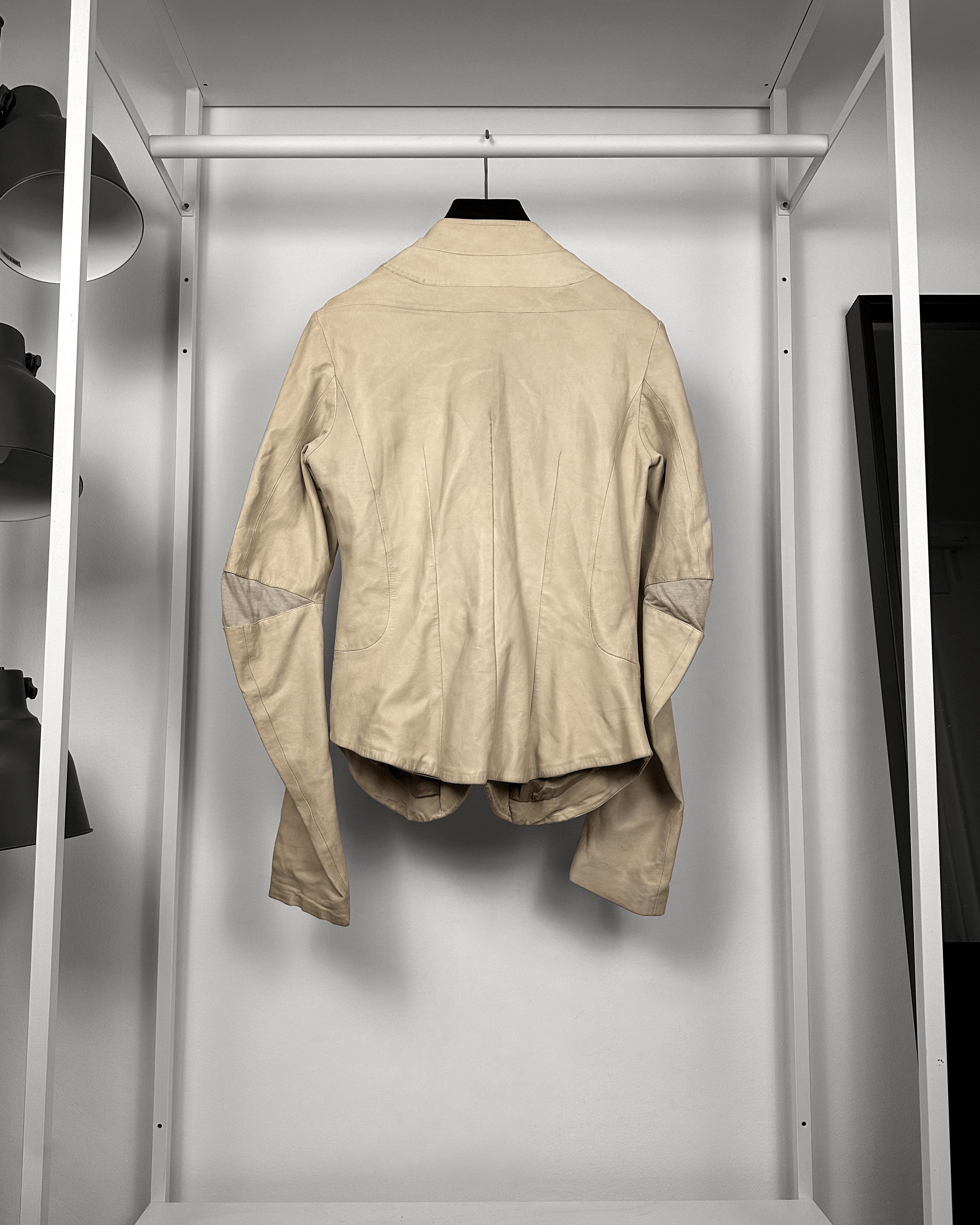 Ilaria Nistri Ilaria Nistri Leather Anatomically Tailored Jacket Size US M / EU 48-50 / 2 - 2 Thumbnail