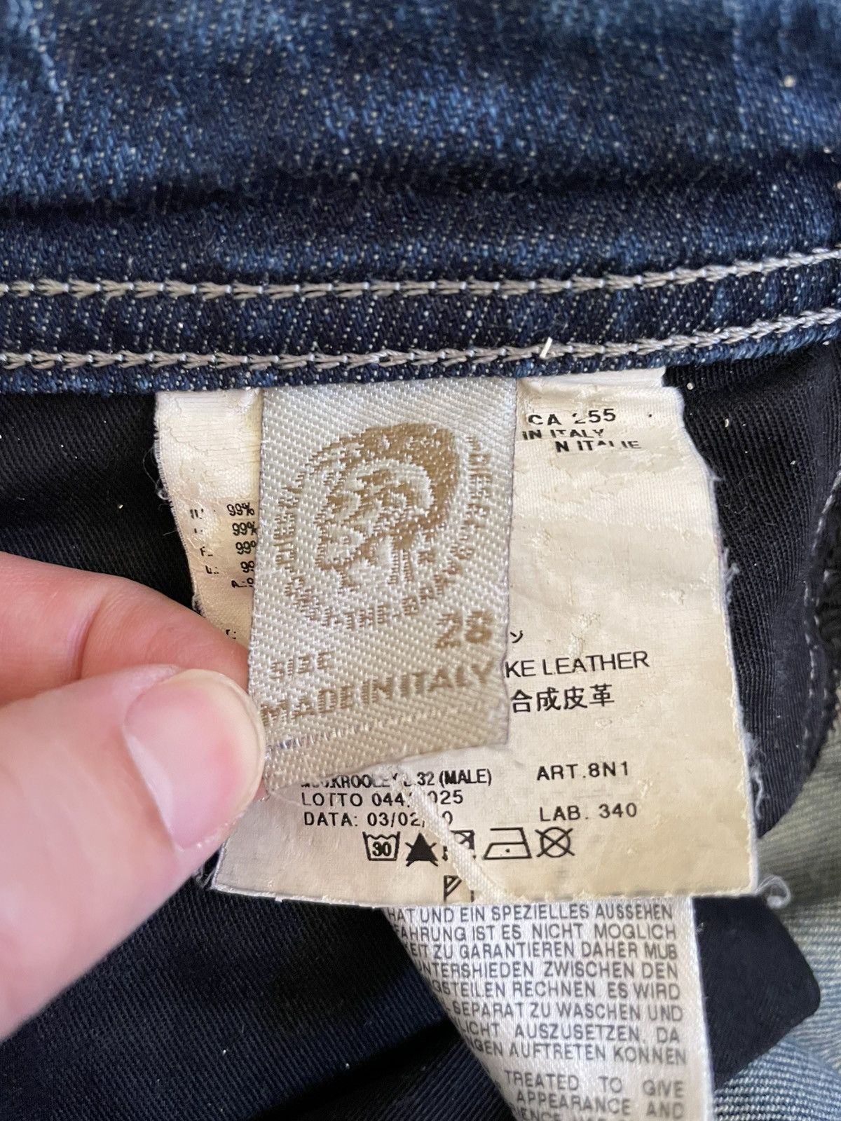 Diesel Diesel Blue Eyecons 2010/2 Edition Jeans Size US 28 / EU 44 - 11 Thumbnail