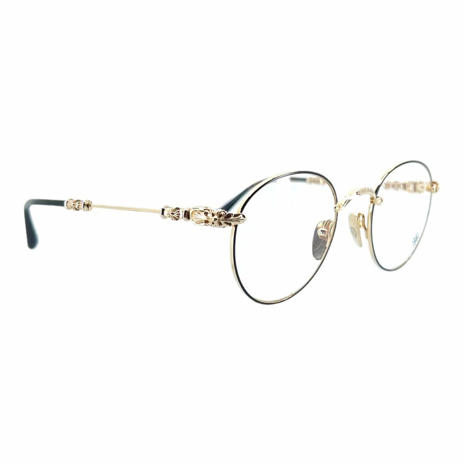 image of Chrome Hearts Bubba 2 Glasses Gold Pre-Owned, Men's