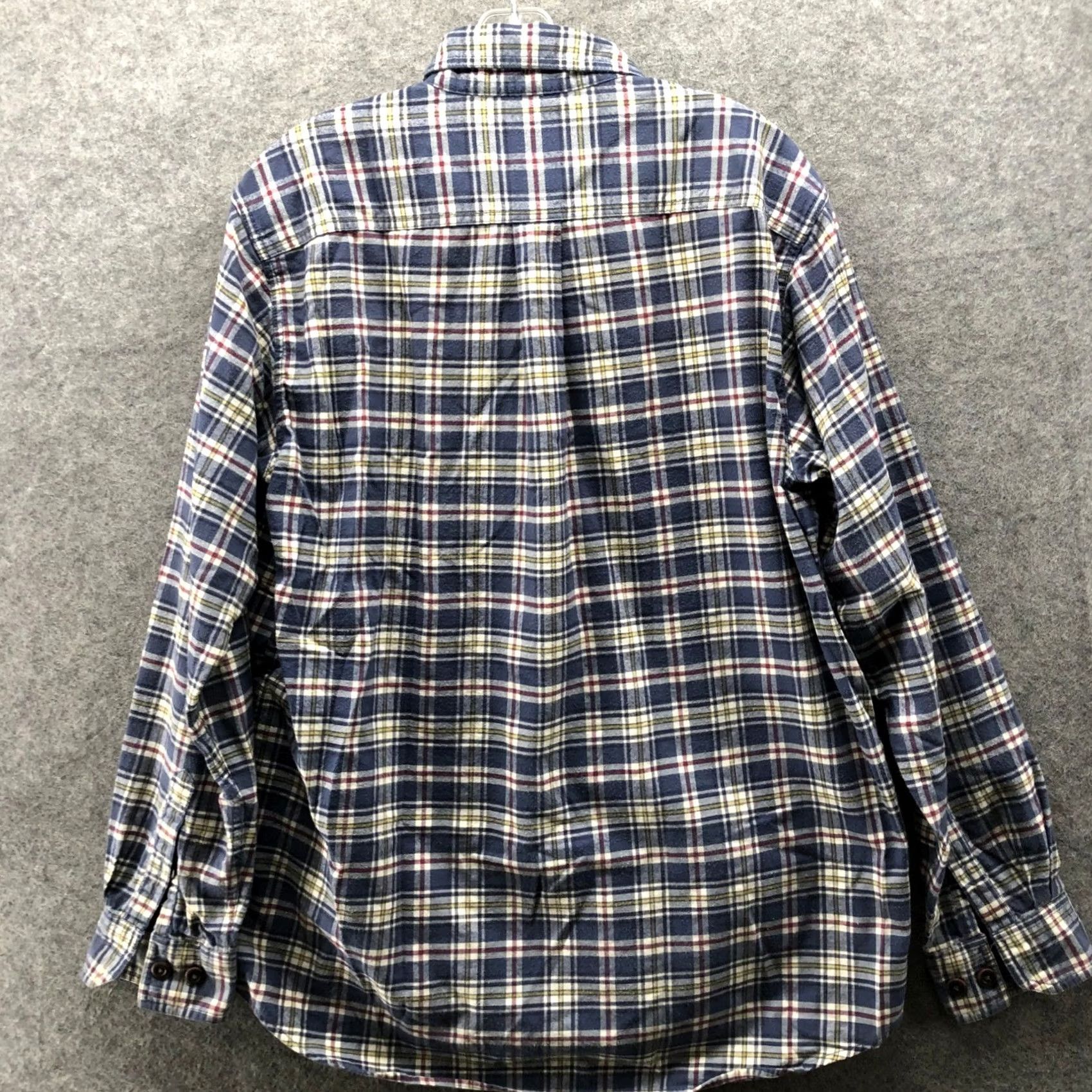 Eddie Bauer VINTAGE? No. Eddie Bauer Flannel Shirt Mens M Blue Plaid Relaxed Fit Utility Pockets Size US M / EU 48-50 / 2 - 2 Thumbnail