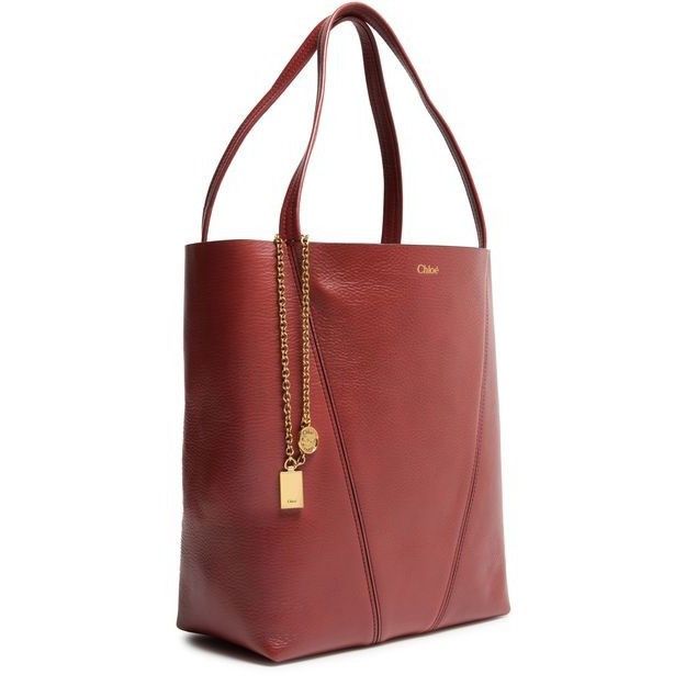 Chloe Chloe Medium Spin Brunet Pink Grained Leather Tote Bag New & Size ONE SIZE - 2 Thumbnail