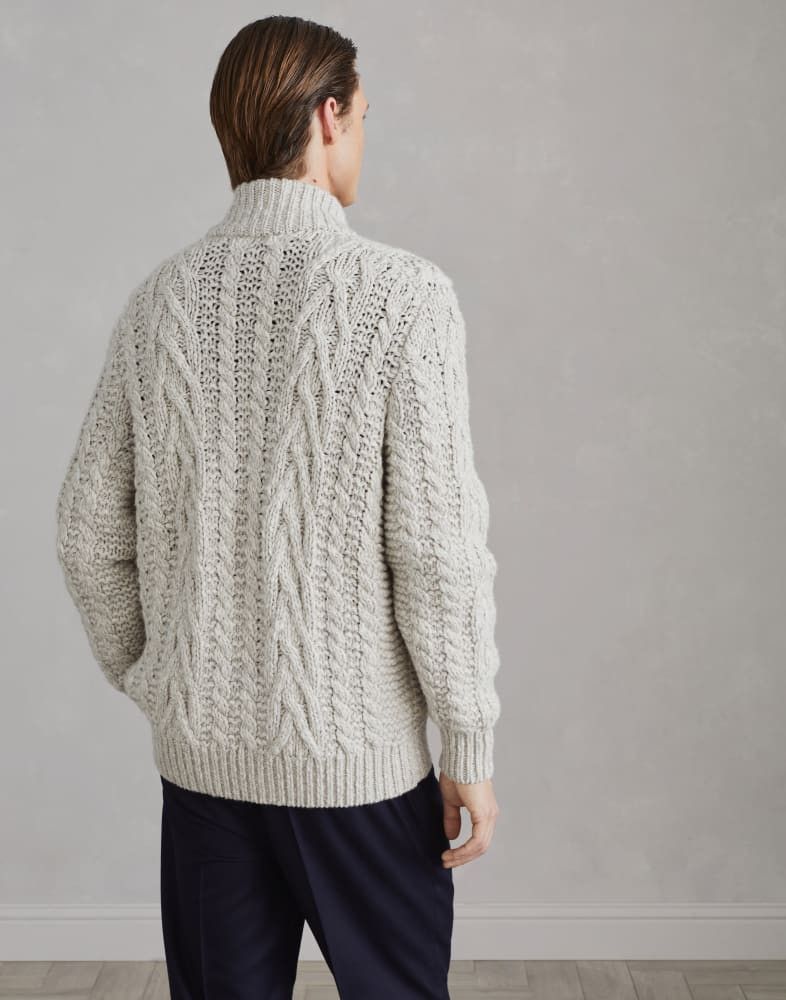 Brunello Cucinelli o1w1db10825 Cardigan in Grey Size US XL / EU 56 / 4 - 5 Thumbnail