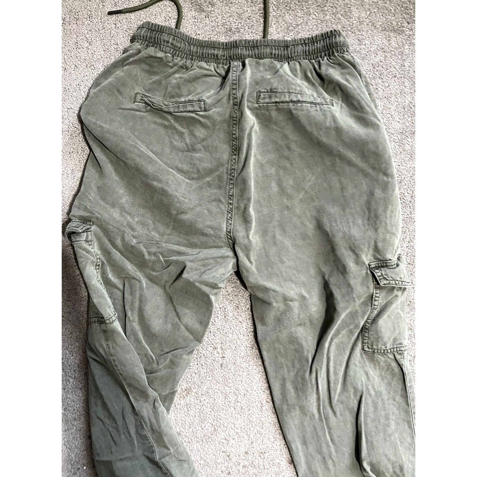 7 For All Mankind 7 For All Mankind Jogger Pants Army Green Womens XS Size 26" / US 2 / IT 38 - 4 Thumbnail