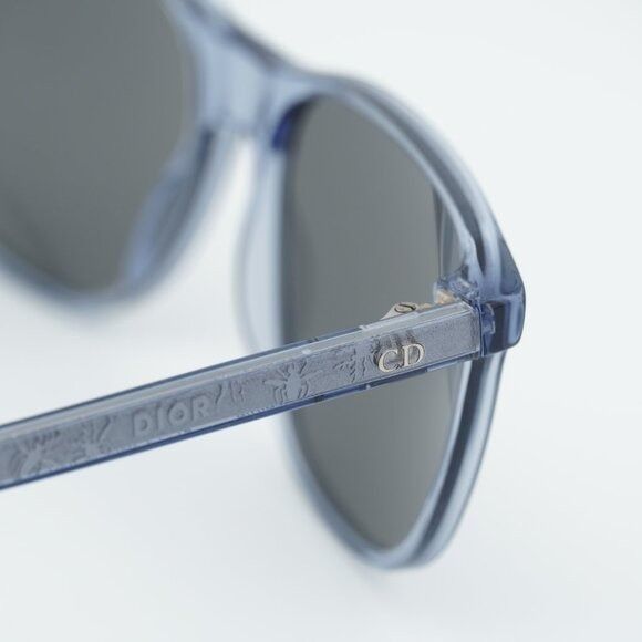 Dior Dior INDIOR S3I 80A4 Sunglasses Blue Square Frame Size ONE SIZE - 7 Thumbnail