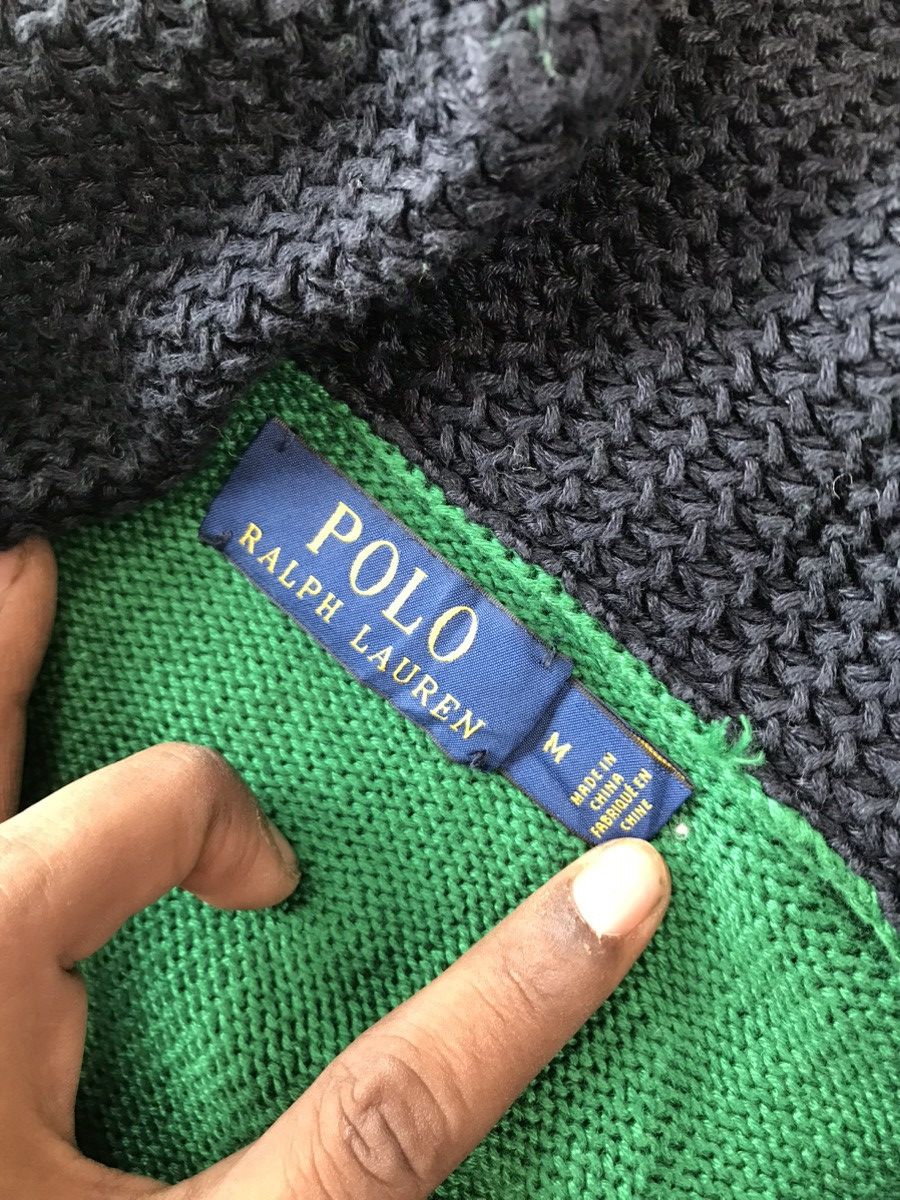 Polo Ralph Lauren × Vintage Vintage Ralph Lauren polo SpellOut patch work cardigan Size US M / EU 48-50 / 2 - 7 Thumbnail