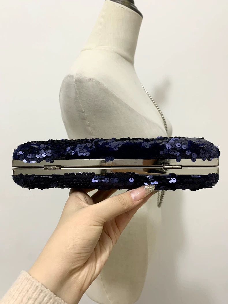 Vivienne Westwood Vivienne Westwood size os Punk Saturnite blue glitter 3d Sa Size ONE SIZE - 9 Thumbnail