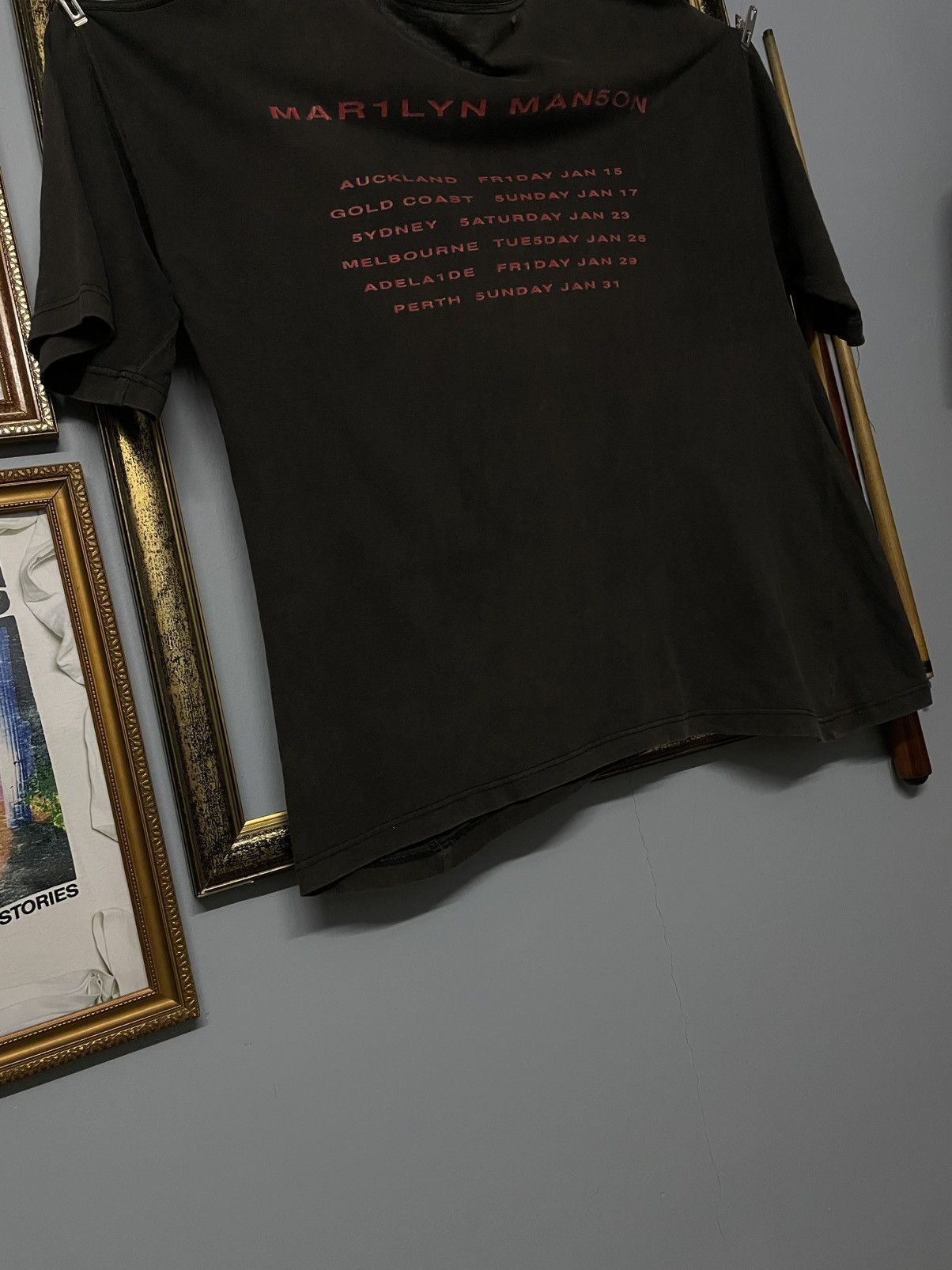 Band Tees Vintage 90s Original Marilyn Manson God Tv Sunfaded Band Tee Size US XL / EU 56 / 4 - 11 Thumbnail