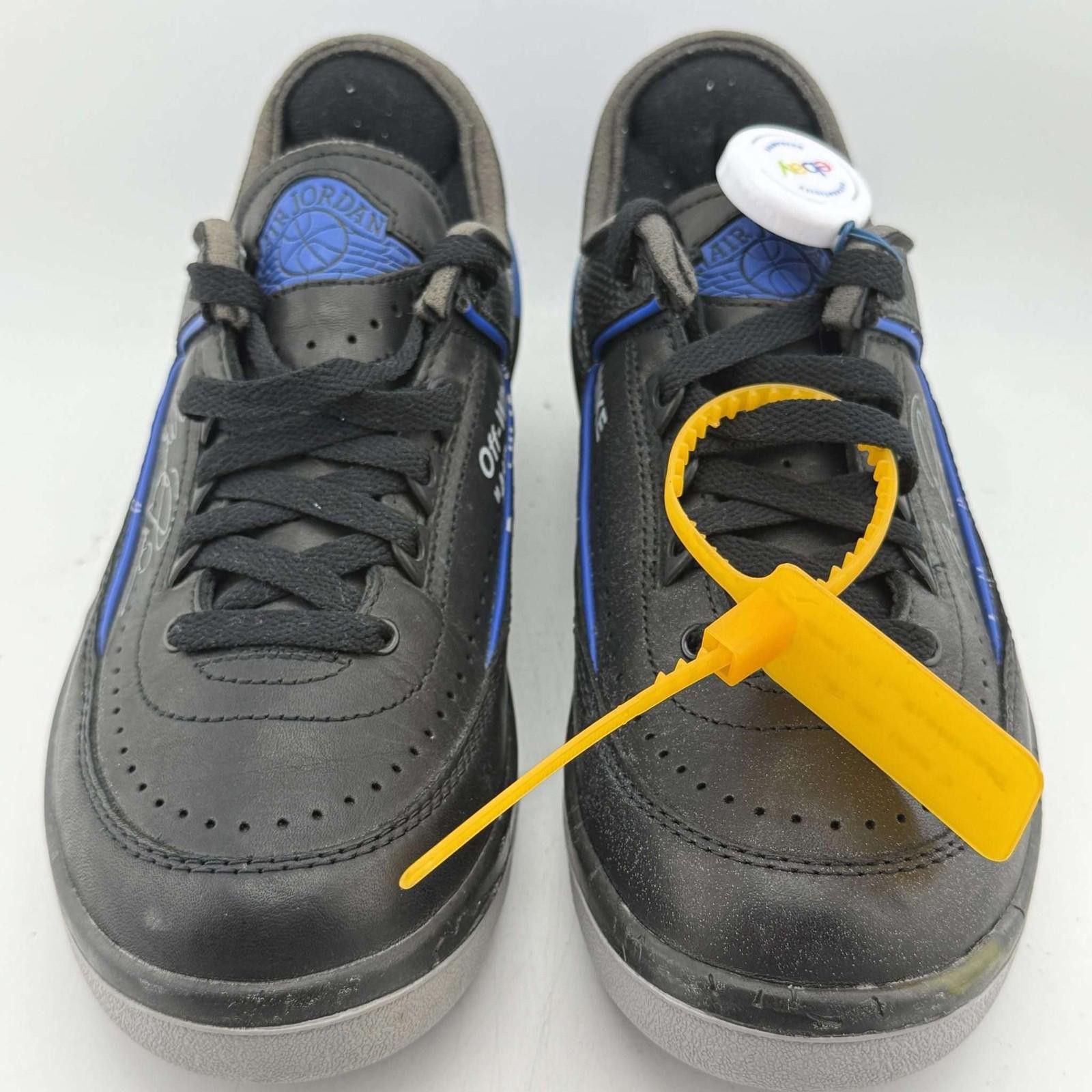 Jordan Brand Jordan 2 Low SP Off-White Black Blue 5.5 Used with Box Size US 5.5 / EU 38 - 3 Thumbnail