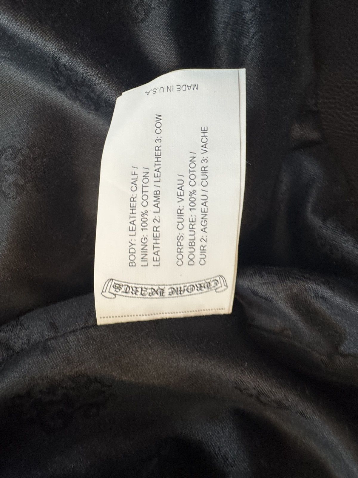 Chrome Hearts Chrome Hearts Sex Records Leather Racing Jacket Size US XL / EU 56 / 4 - 13 Thumbnail