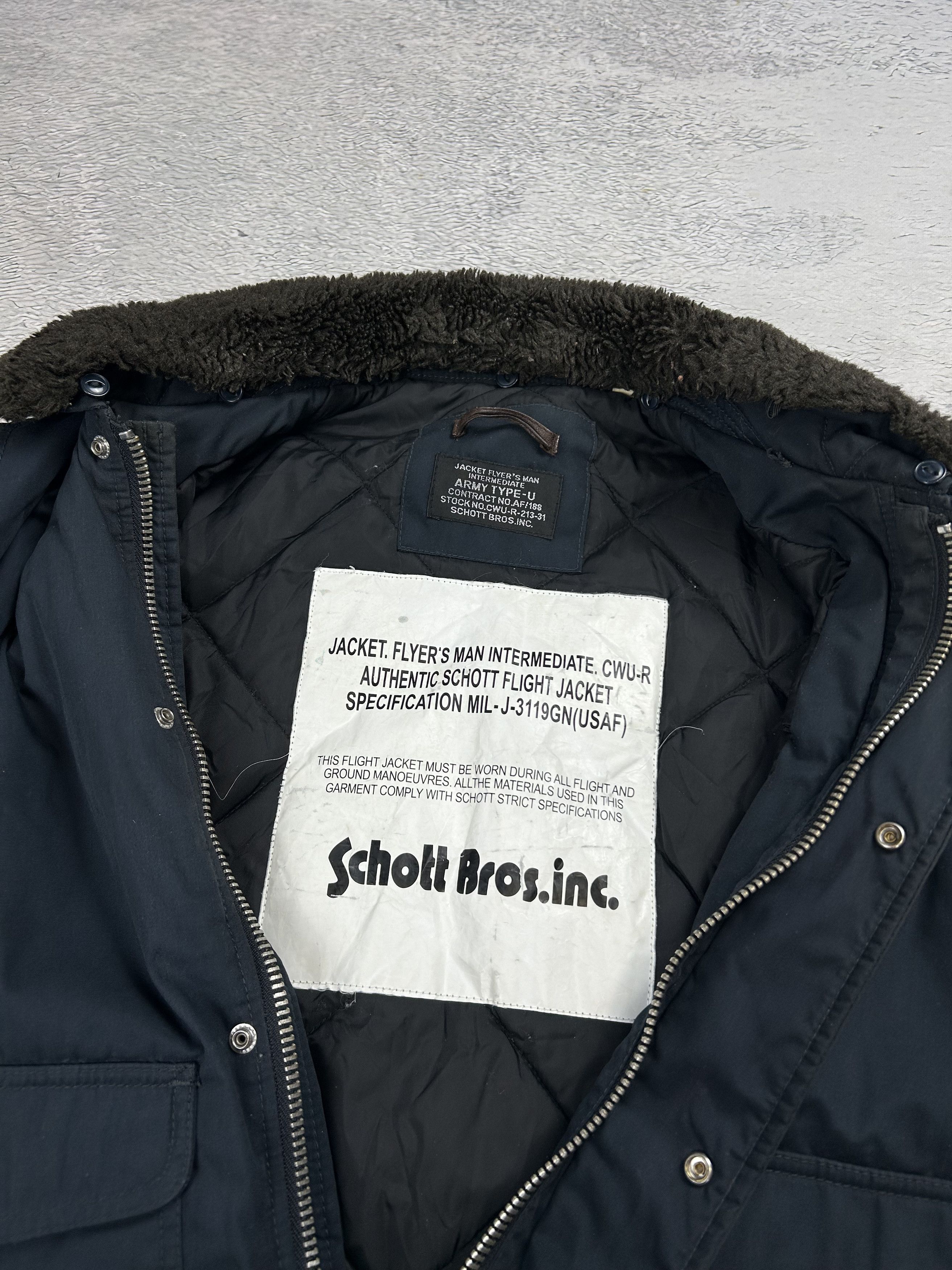 Schott × Vintage Schott vintage Bomber CWU-R Jacket Flyers Boxy Size US XL / EU 56 / 4 - 3 Thumbnail