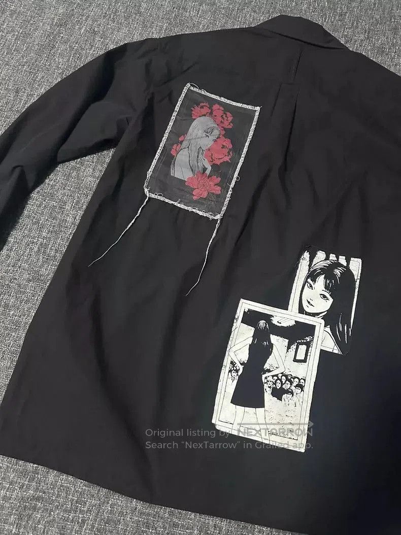 Yohji Yamamoto Yohji Yamamoto Long Sleeve Shirt with Prints. Size US M / EU 48-50 / 2 - 6 Thumbnail