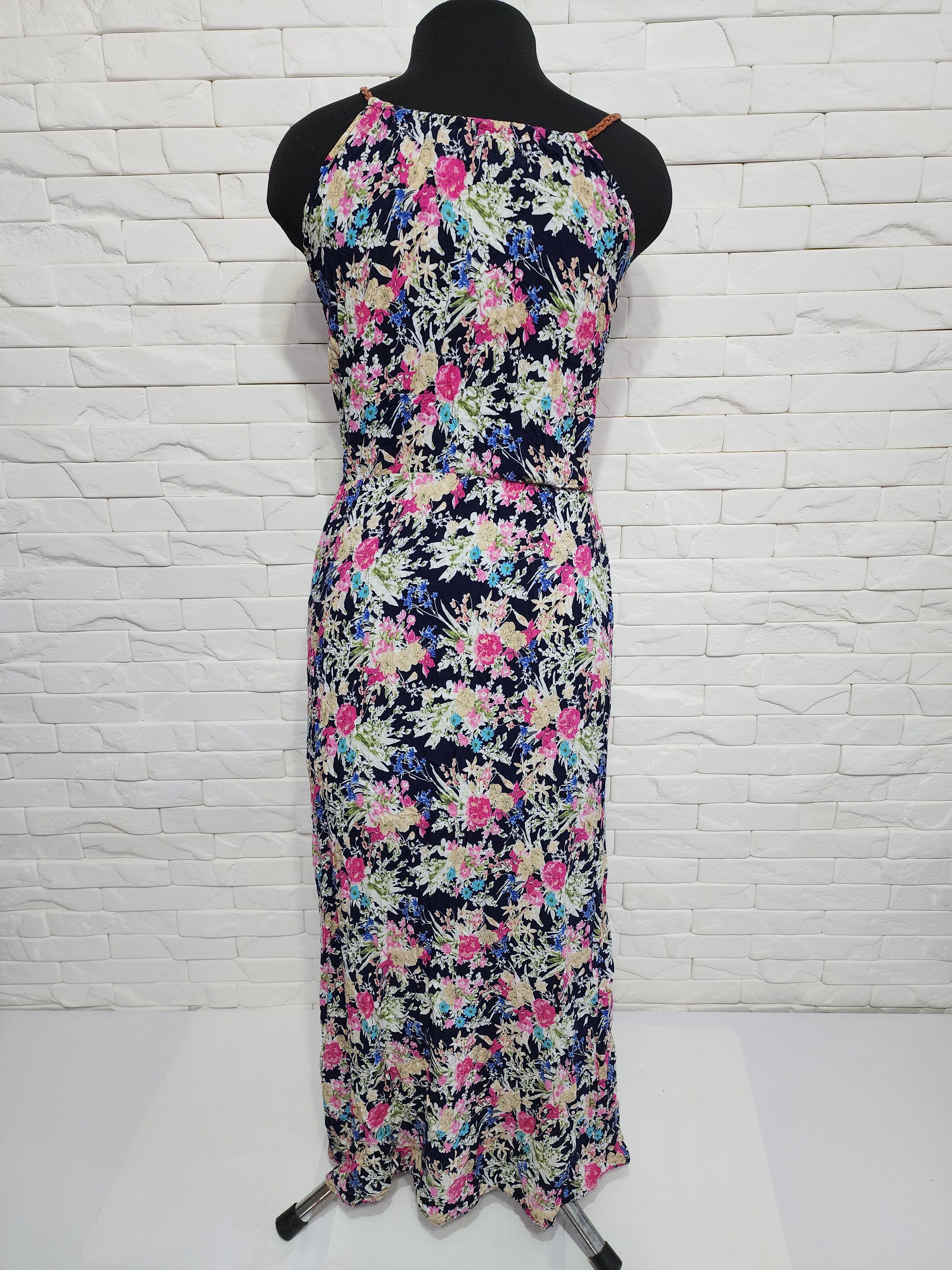 Other Stylish multi-colored dress made of genuine cotton. Size M / US 6-8 / IT 42-44 - 4 Thumbnail