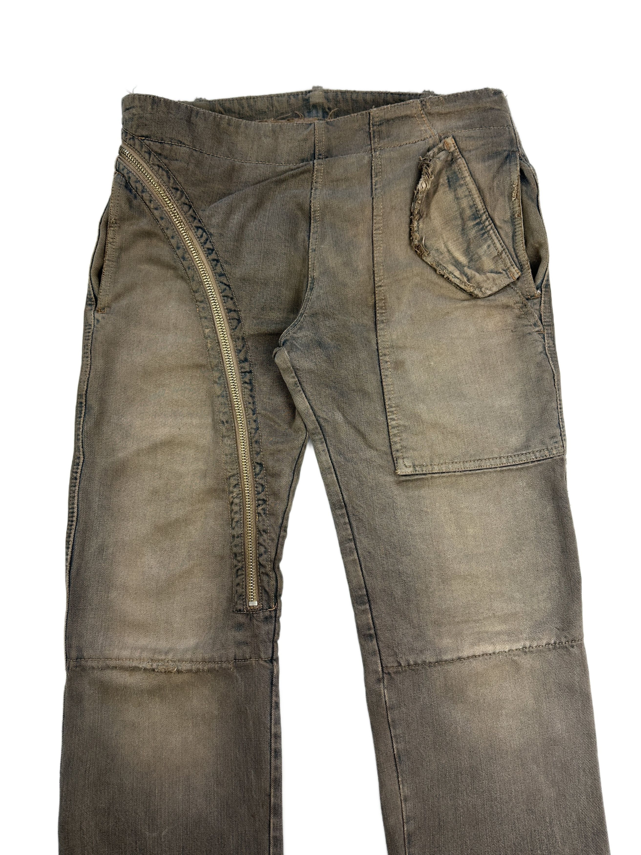 Rick Owens Drkshdw FW06 Aircut Denim Size US 30 / EU 46 - 2 Thumbnail