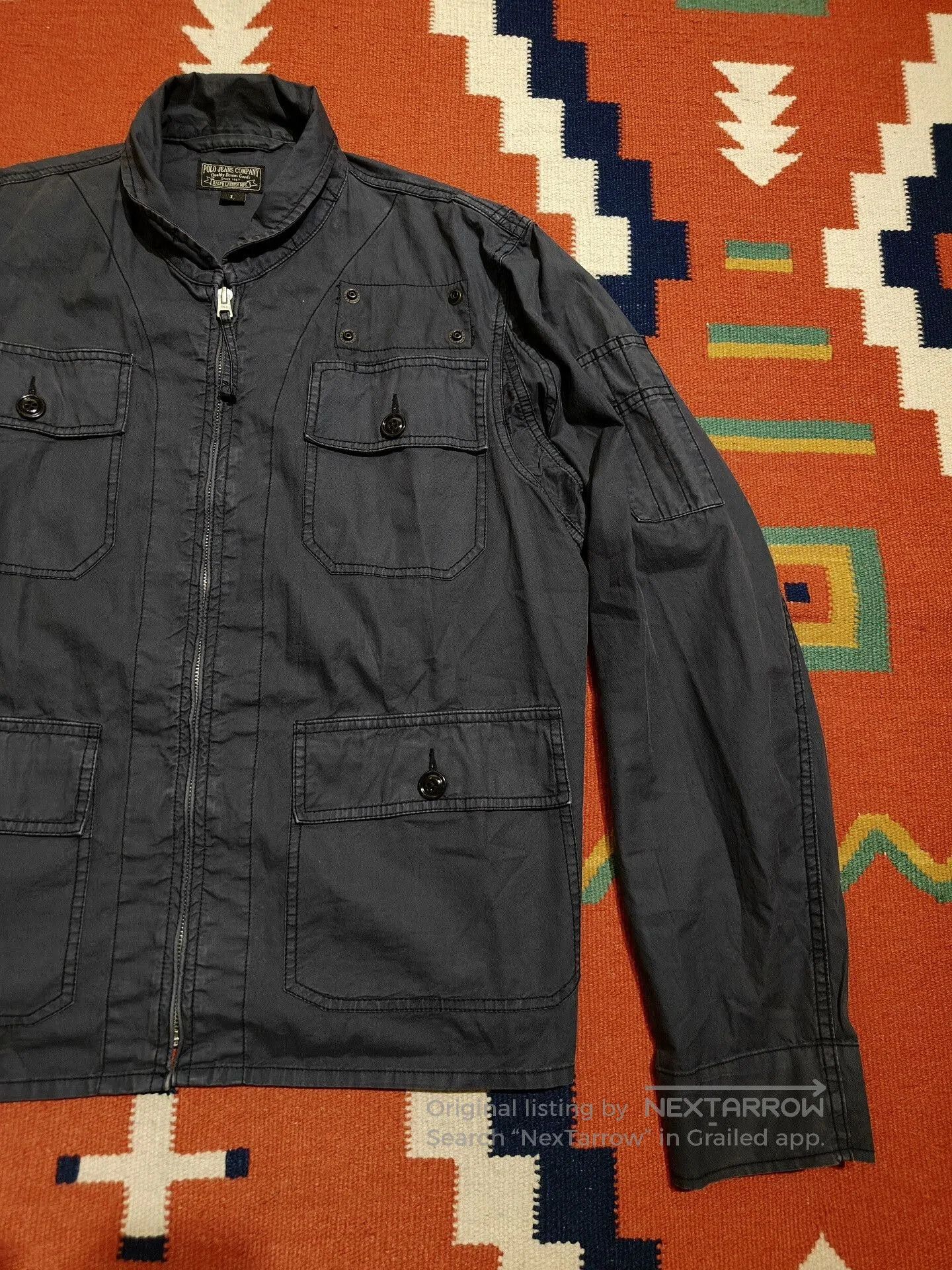 RRL Ralph Lauren Rare Polo Ralph Lauren Flight Jacket. Size US L / EU 52-54 / 3 - 2 Thumbnail