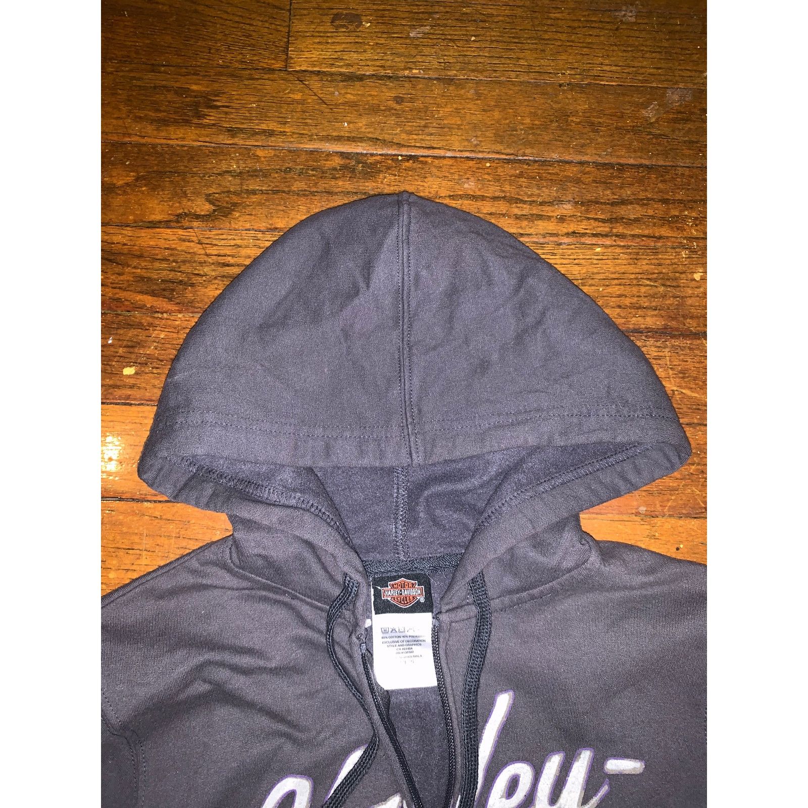 Harley Davidson Harley-Davidson Dark Grey Purple Hoodie Unisex Small Size US S / EU 44-46 / 1 - 8 Thumbnail