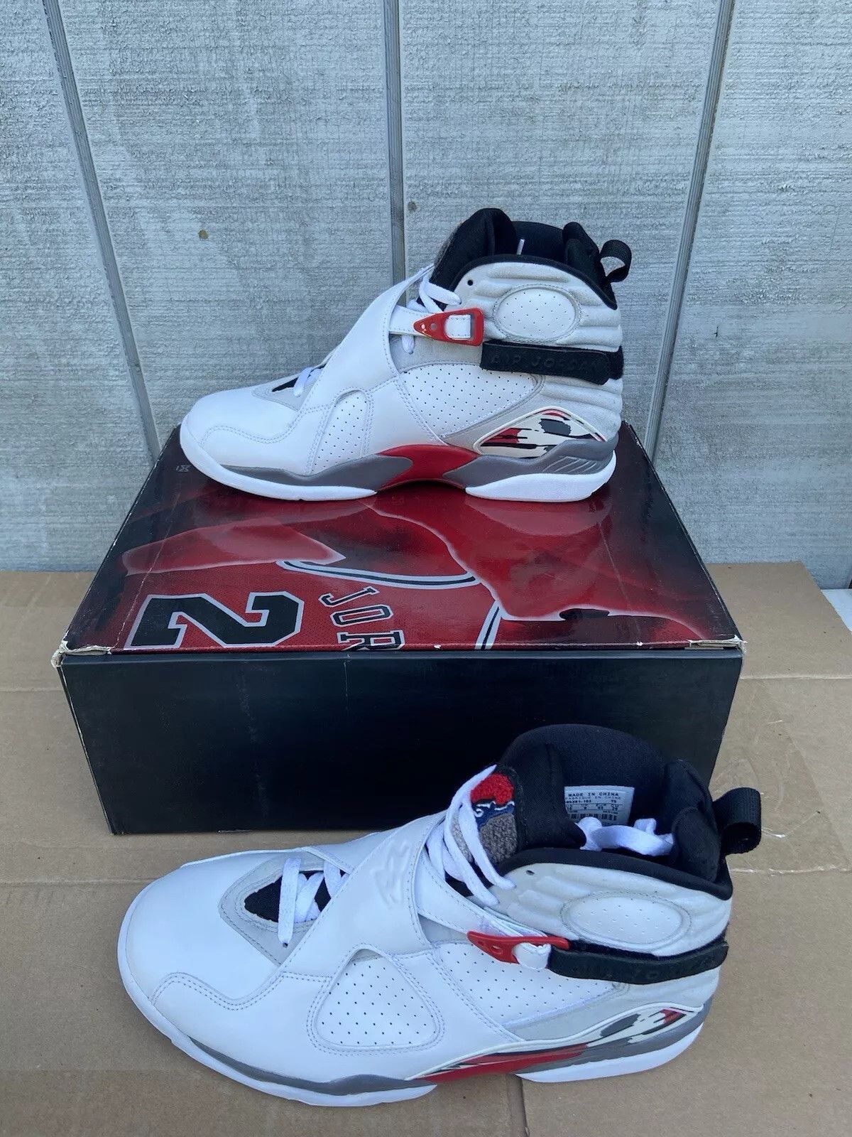 Nike Air Jordan 8 Retro Bugs Bunny CDP Countdown Pack 2008 Size US 10 / EU 43 - 3 Thumbnail