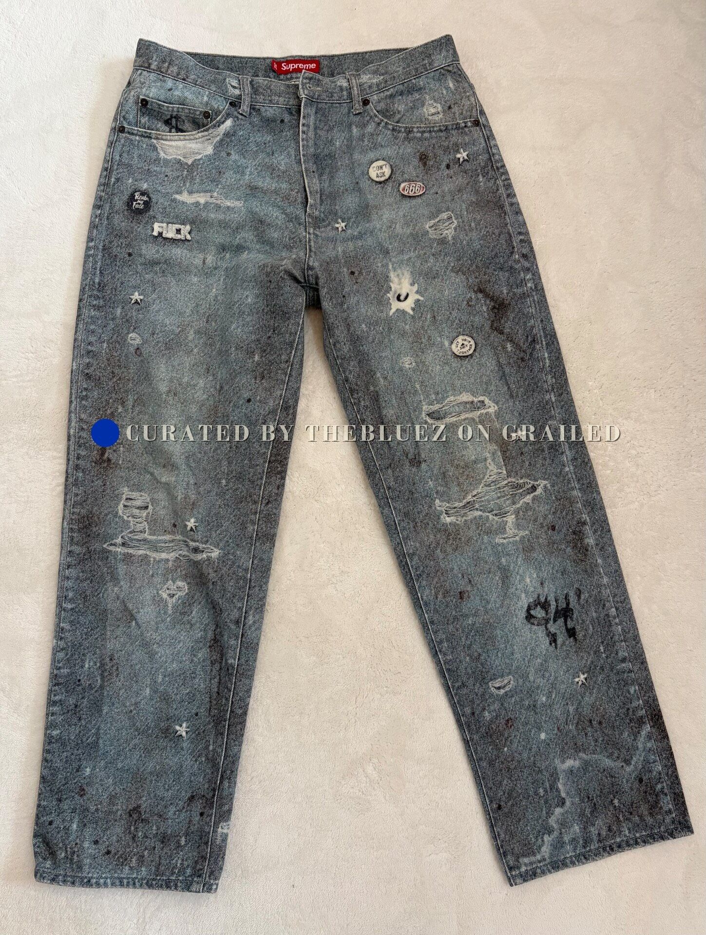 Supreme Supreme HJR Trompe L'oeil Loose Fit Jean | Grailed