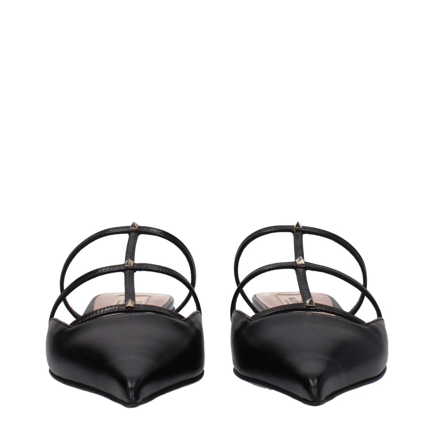 Valentino ob1o1e1224 Leather Sandals in Black Size US 6 / IT 36 - 3 Thumbnail