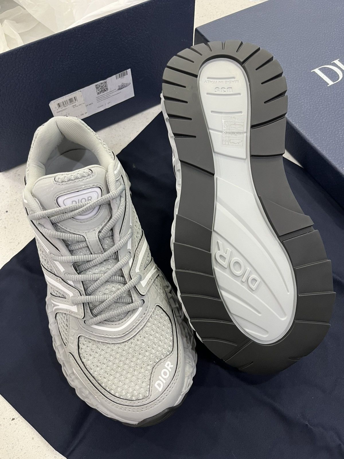Dior Dior B35 NXXT Grey Sneakers Size US 8 / EU 41 - 6 Thumbnail