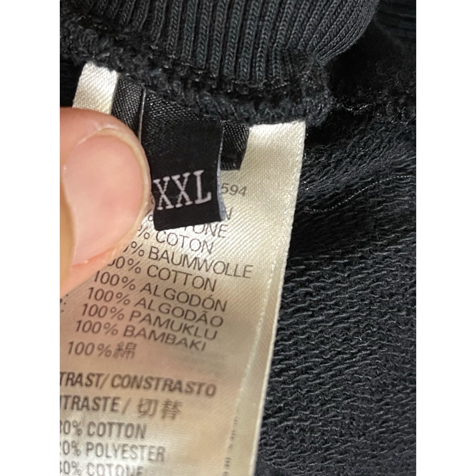 Diesel Diesel Pants Mens XXL Black Tapered High Rise Zip Pockets Athletic Jogger Pant Size US 39 - 5 Thumbnail