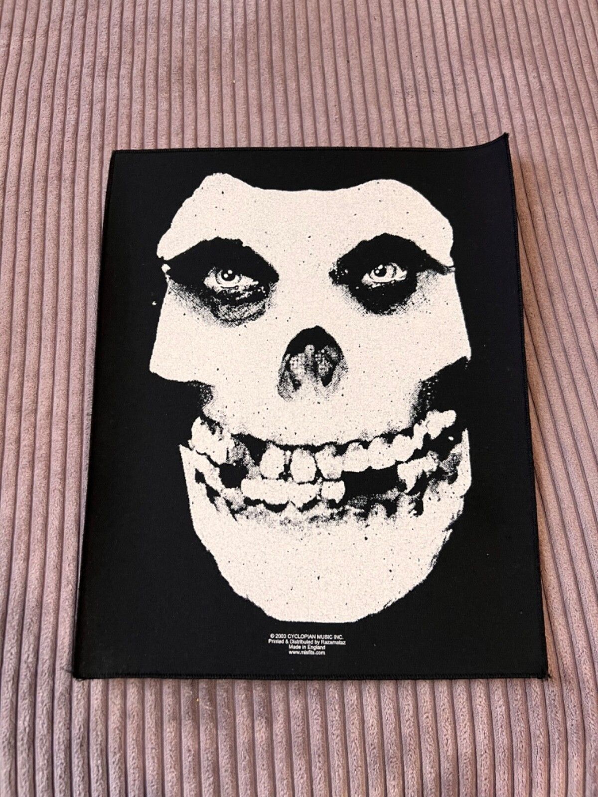 Band Tees Vintage 2003 Misfits horror Punk Metal Back Patch Size ONE SIZE - 1 Thumbnail