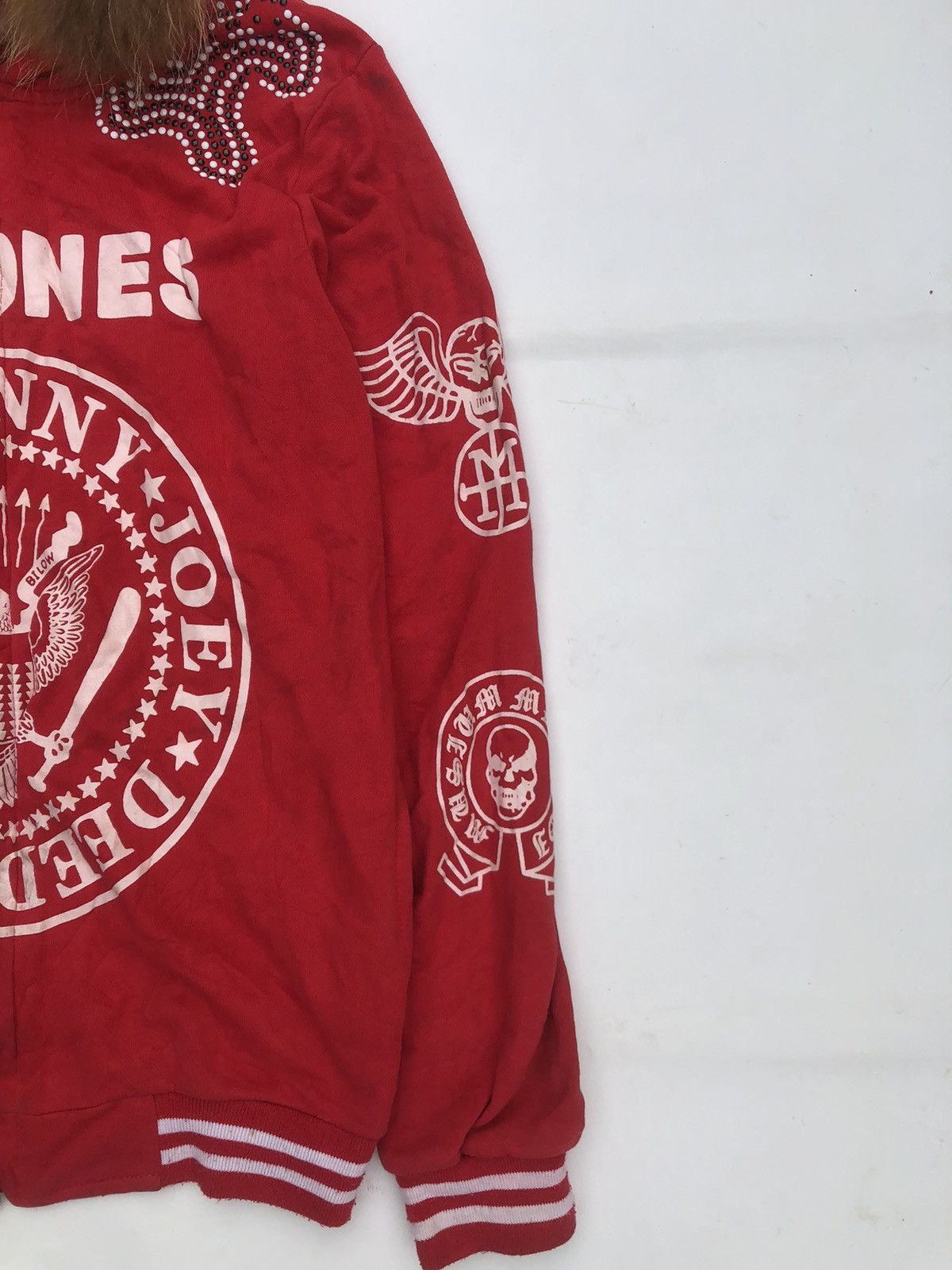 If Six Was Nine Japanese Poem Skull Ramones Fur hoodie Zipper LGB Style Size US M / EU 48-50 / 2 - 5 Thumbnail