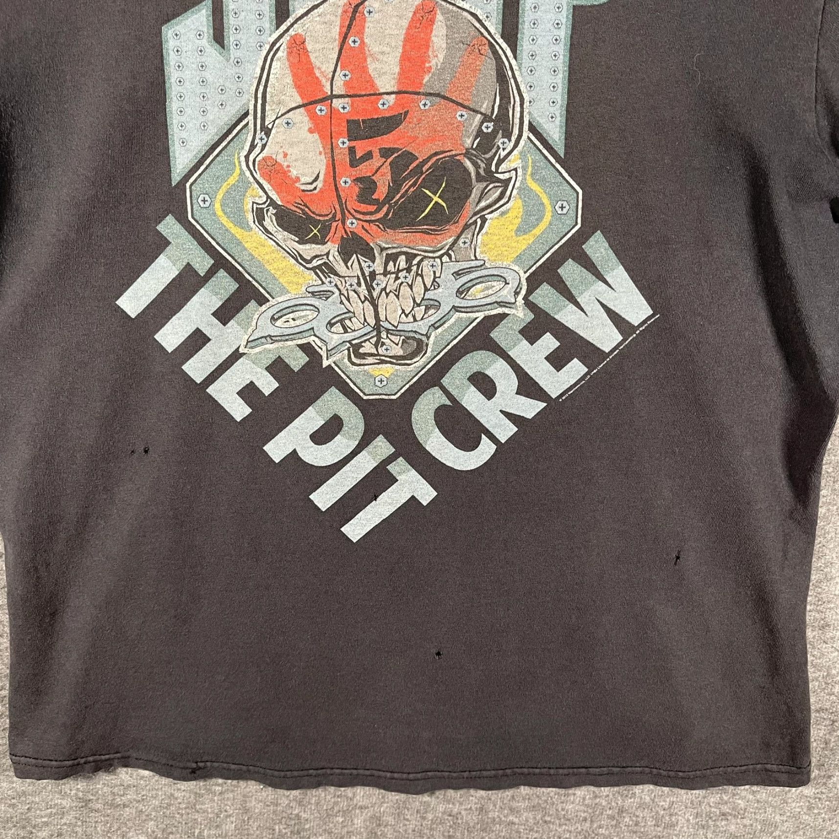 Vintage VINTAGE Five Finger Death Punch Shirt Mens Large Black 5FDP The Pit Crew Band Tee Size US L / EU 52-54 / 3 - 5 Thumbnail