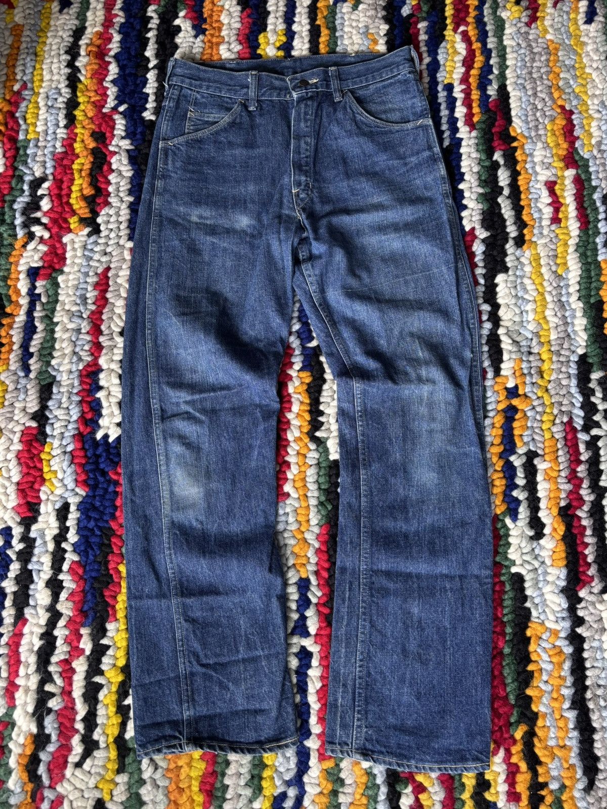 Levi's 1960s Big Yank Denim Dark Wash Size US 32 / EU 48 - 3 Thumbnail