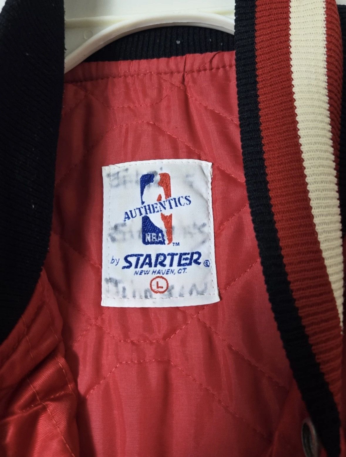 Starter Vintage 90's Starter Chicago Bulls NBA Satin Jacket Large Size US L / EU 52-54 / 3 - 2 Thumbnail