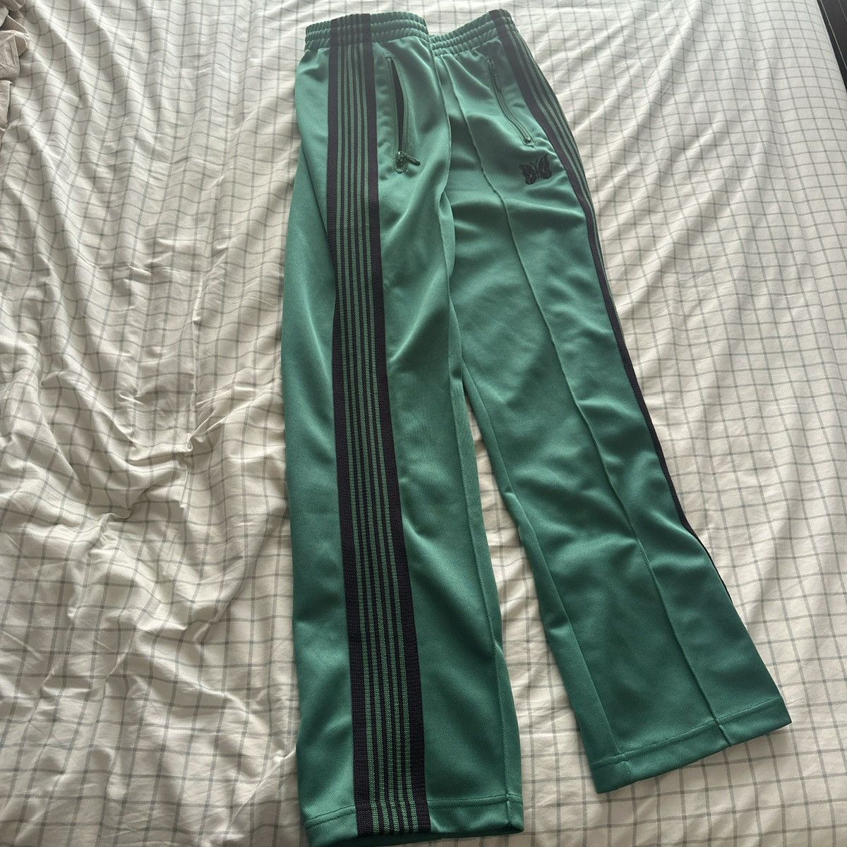 Needles Needles Green Narrow Sweatpants Size US 32 / EU 48 - 5 Thumbnail
