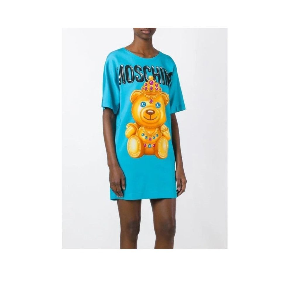 Moschino SS17 Moschino Couture Jeremy Scott CROWNED TEDDY BEAR DRESS Size XS / US 0-2 / IT 36-38 - 7 Thumbnail