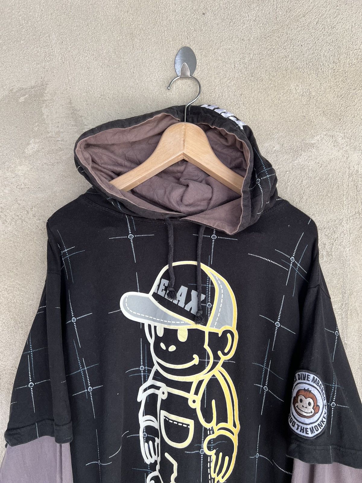 Japanese Brand Japanese Dack Dive Mbongo Hip Hop monkey Hoodies Size US L / EU 52-54 / 3 - 3 Thumbnail