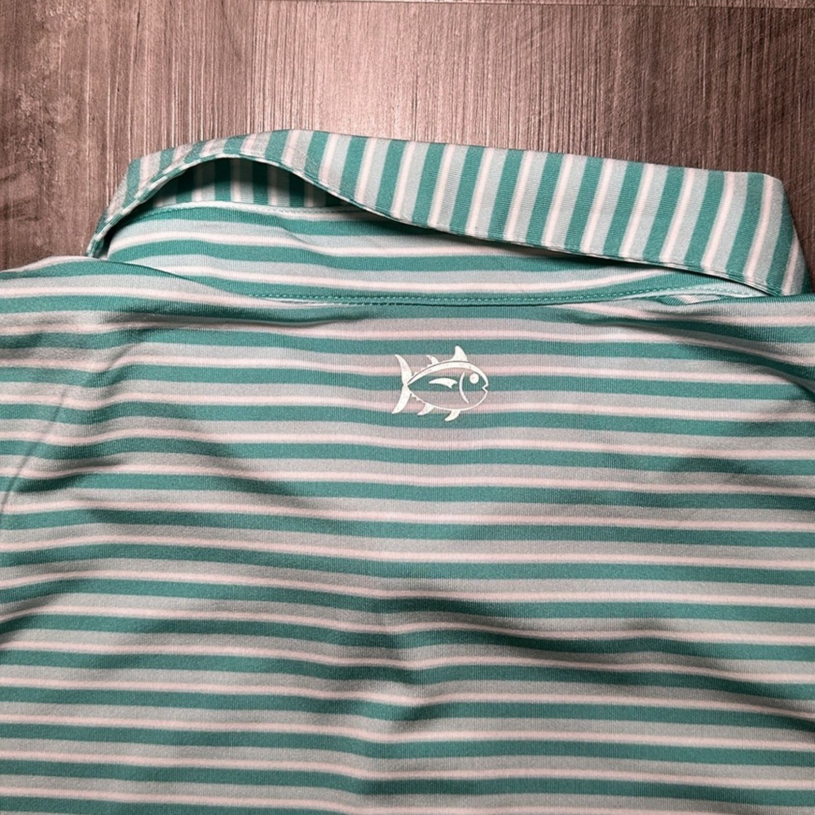 Southern Tide Southern Tide Gulf Stripe Performance Polo - 2XL Size US XXL / EU 58 / 5 - 5 Thumbnail