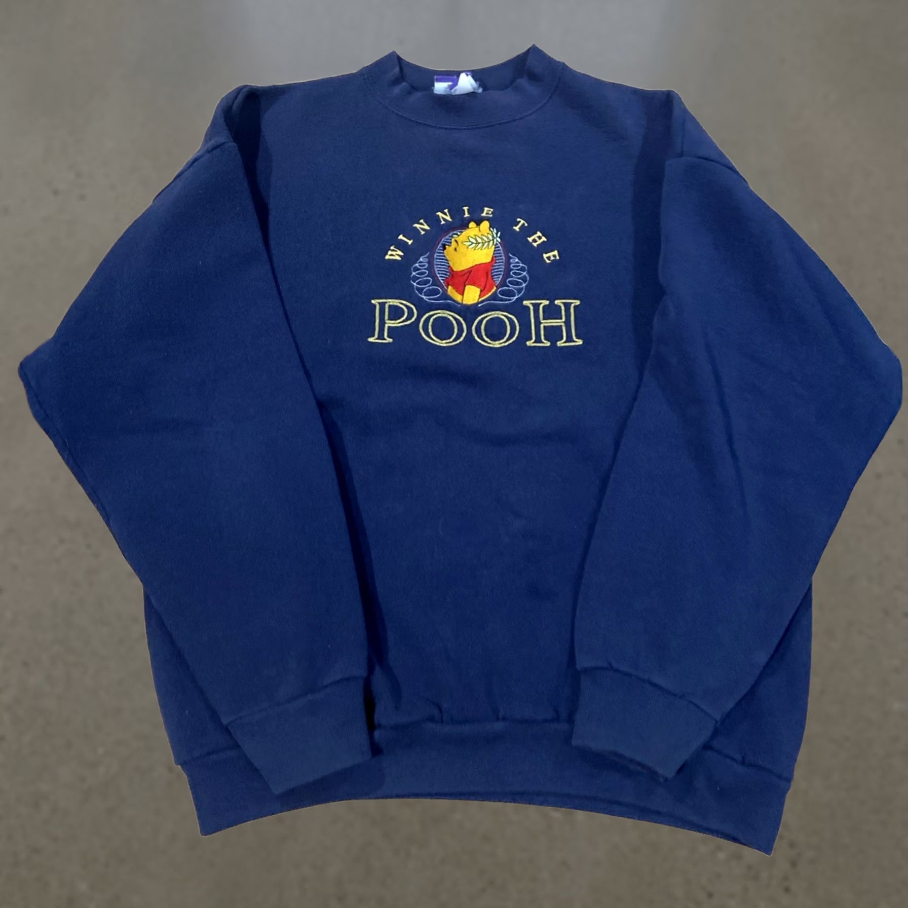 Disney VTG 1990s Winnie The Pooh Disney Sweatshirt 100 Acre Wood Collection Womens L Multicolor Pullover Sweatshirt Womens Mens Girls Boys Size L / US 10 / IT 46 - 1 Thumbnail