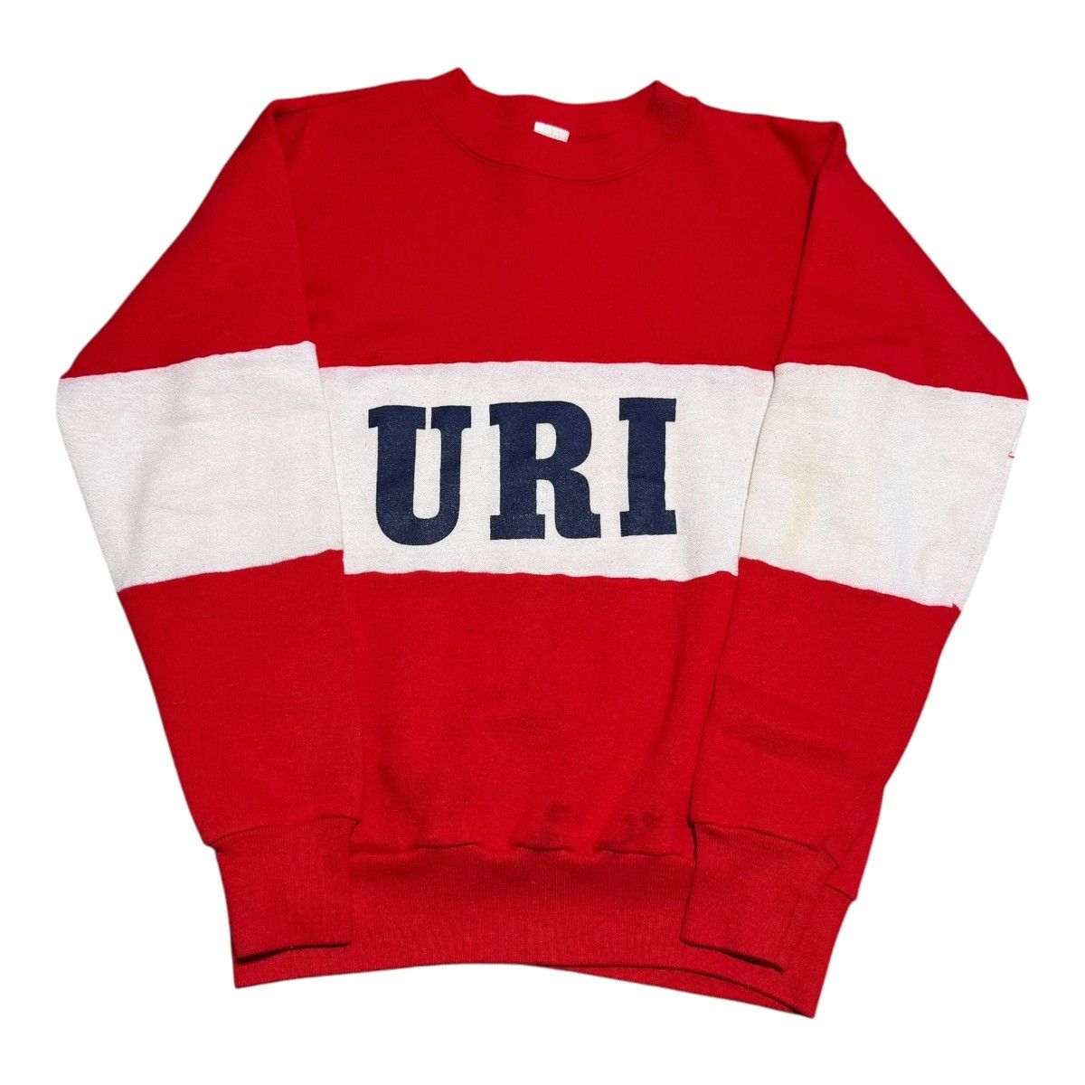 Vintage Vintage University of Rhode Island Stained Sweatshirt S Size US S / EU 44-46 / 1 - 1 Thumbnail