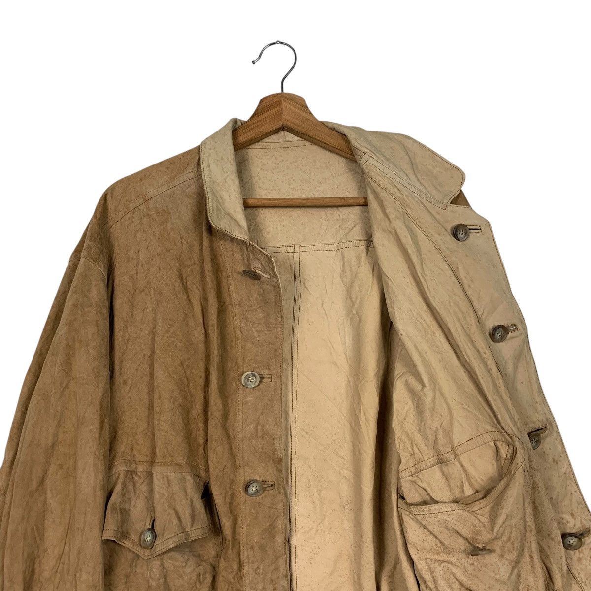 Vintage Vintage Italian Designer Remo Mercalli Suede Leather Jacket Size US M / EU 48-50 / 2 - 10 Thumbnail