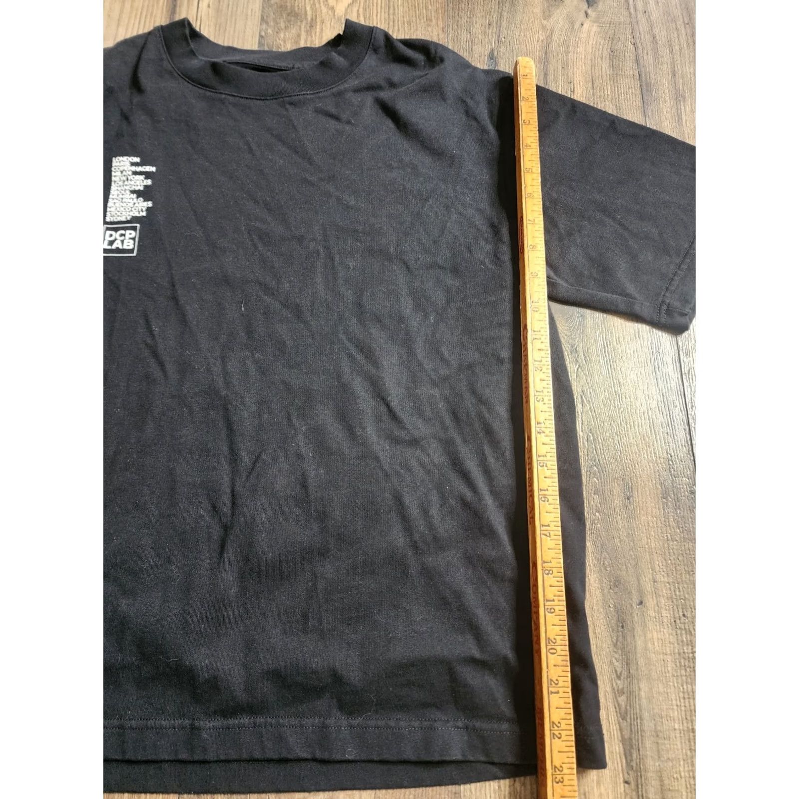 Doublet Mens DCP LAB T-Shirt Shirt Crew Neck Short Sleeve Black 3 Regular Heavyweight City 90s Theme Mens Size US S / EU 44-46 / 1 - 5 Thumbnail