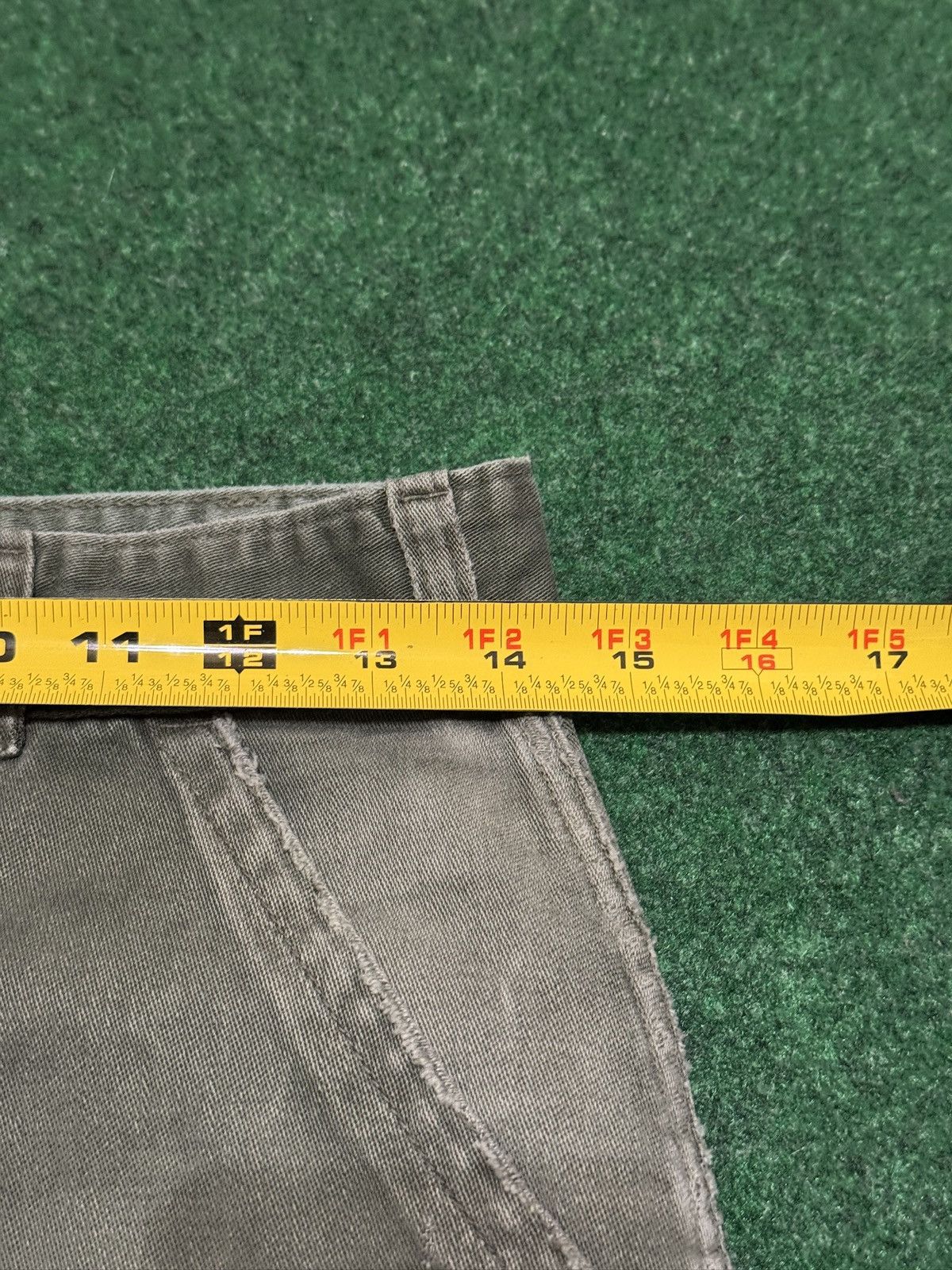 Vintage Vtg 60s OG 107 Military Green Sateen Baker Fatigues Pants Size US 28 / EU 44 - 5 Thumbnail