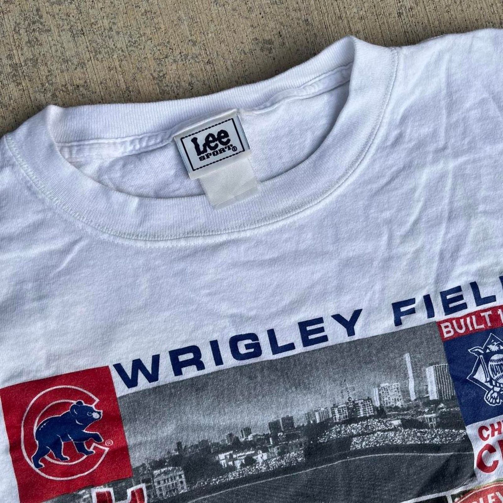 Lee Y2K Chicago Cubs News Paper Wrigley Field Baseball Lee Sport Size US XL / EU 56 / 4 - 3 Thumbnail