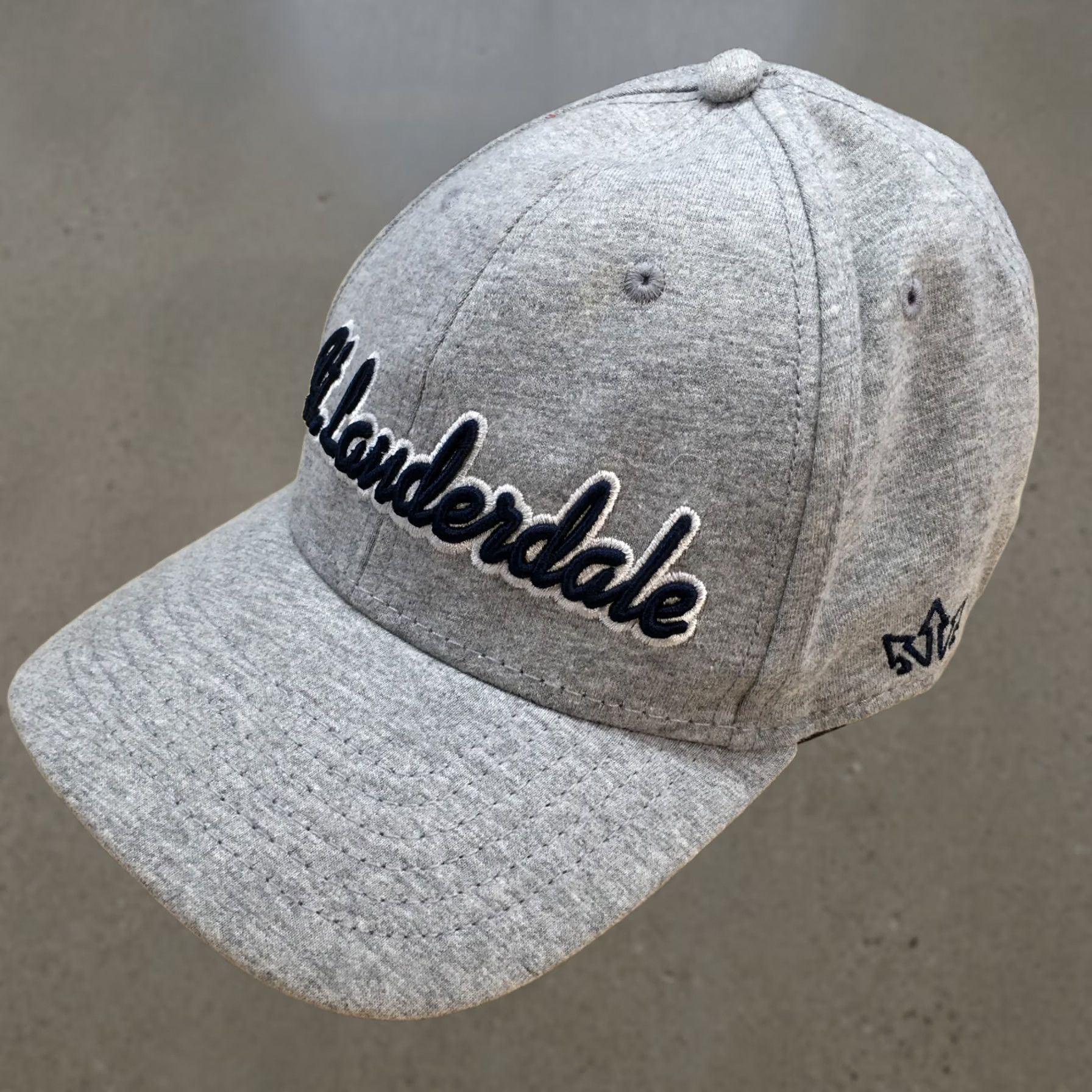 Vintage Mens Gray One Size E-Flex Curved Brim Baseball Cap Hat Fort Lauderdale Size ONE SIZE - 1 Thumbnail
