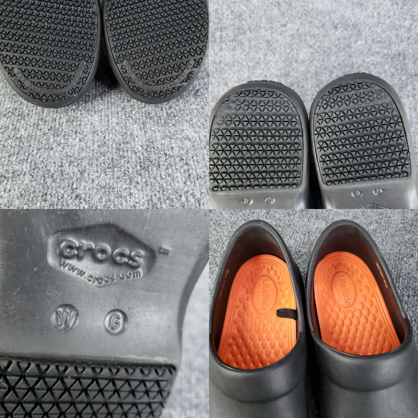 Crocs CROCS Clogs Women 6 Black Slip On Comfort Waterproof Slip Resistant Casual Shoes Women Lighweight Synthetic Flat Toe Round Vintage No 207231 Size ONE SIZE - 8 Thumbnail