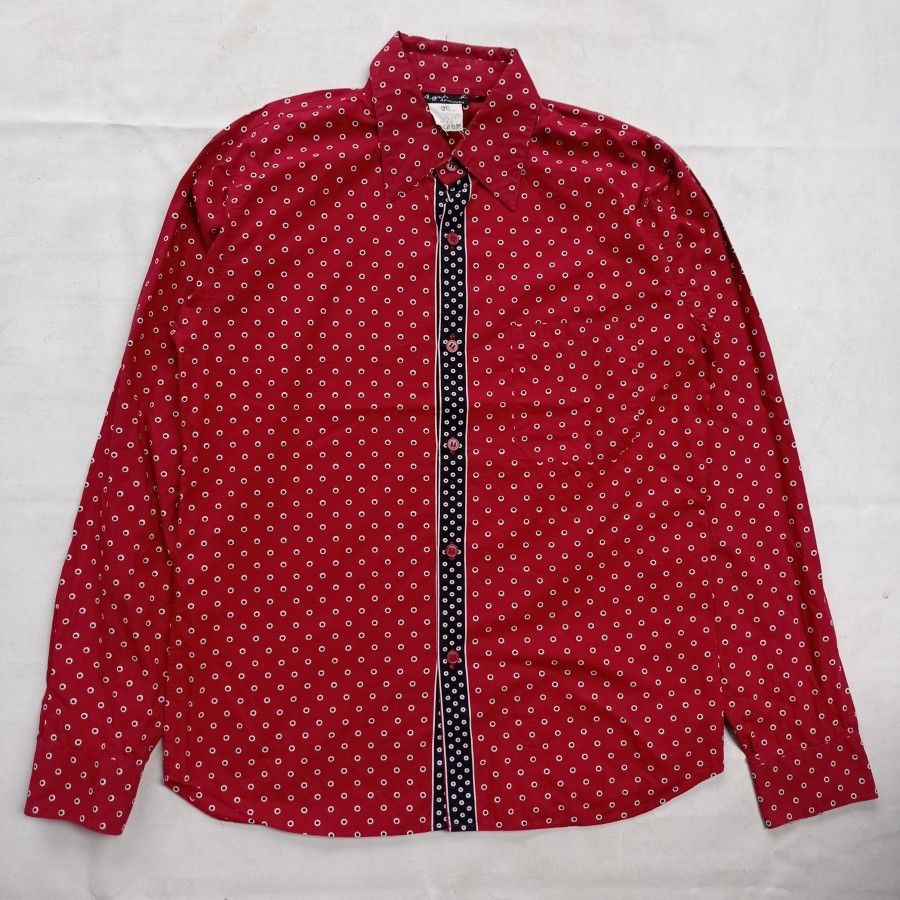 agnes b. Agnes b homme paris polkadots casual shirt Size US M / EU 48-50 / 2 - 1 Thumbnail