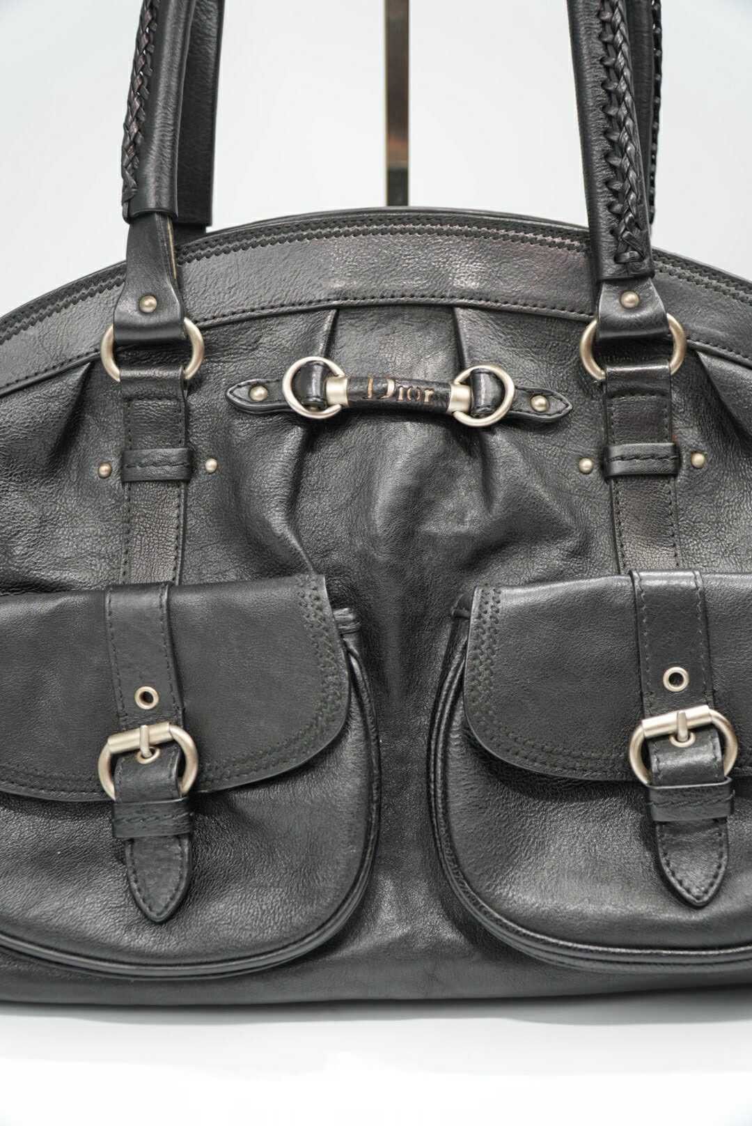 Dior Christian Dior Black "My Dior" Frame Pocket Satchel Bag Size ONE SIZE - 3 Thumbnail