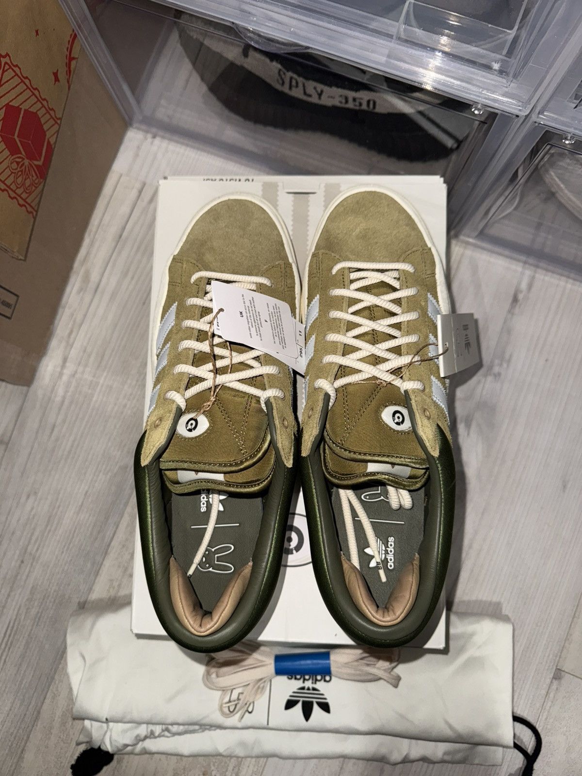 Adidas Adidas Bad Bunny Wild Moss Size US 11.5 / EU 44-45 - 4 Thumbnail