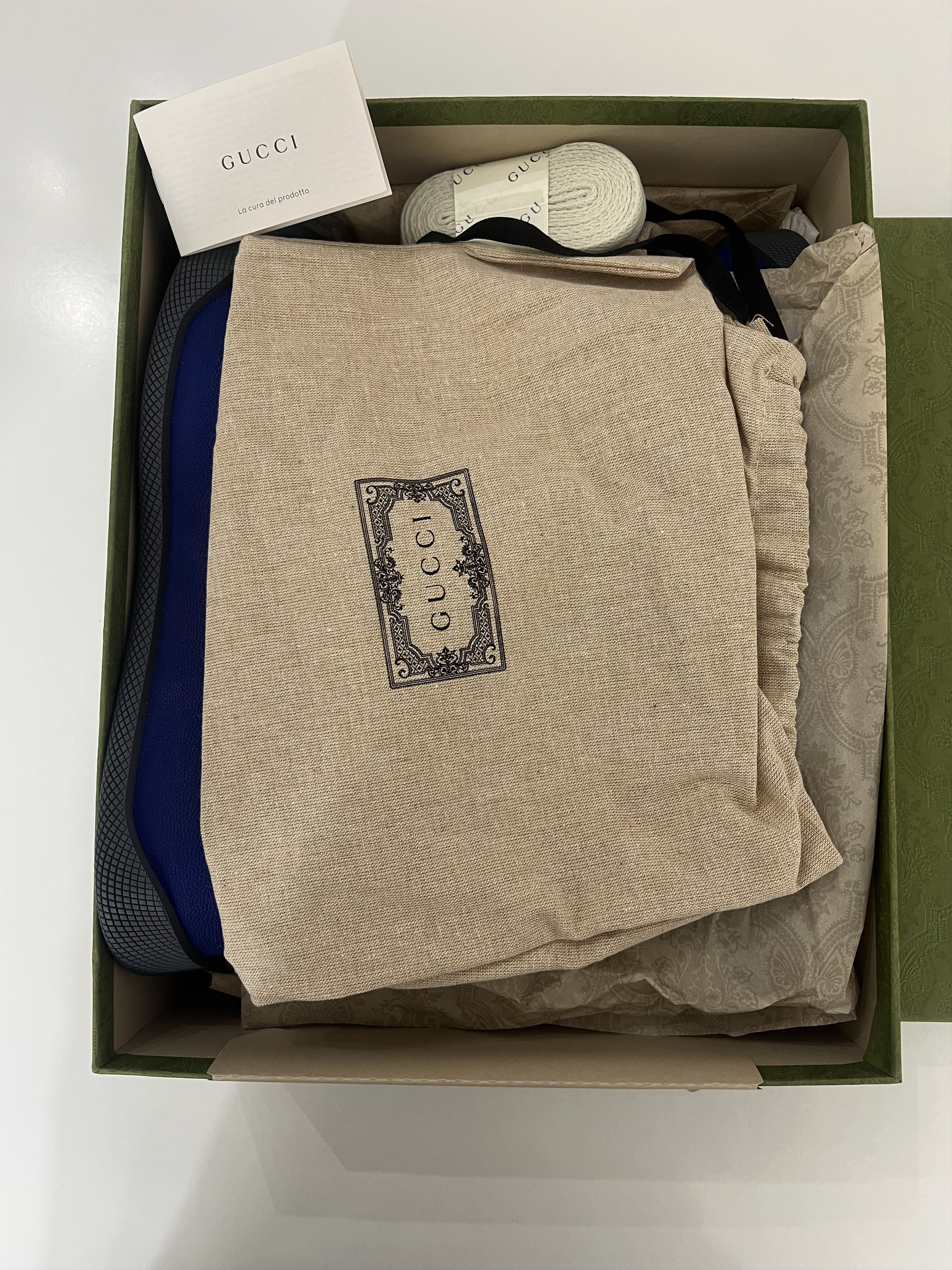 Gucci Gucci Screener Sneaker 'GG Monogram' - Imperial Blue Size 43 Size US 10 / EU 43 - 4 Thumbnail