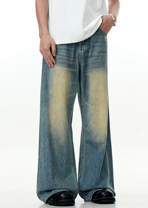 Japanese Brand Street washed vintage blue distressed jeans y2k Size US 32 / EU 48 - 4 Thumbnail