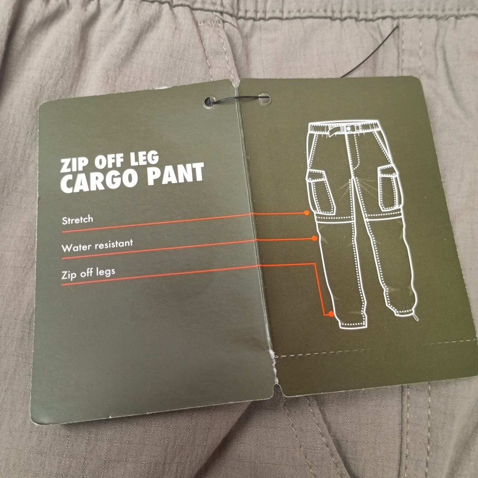 Other Ozark Trail Zip Off Convert Cargo Pants Men's 38x30 Taupe Size US 38 / EU 54 - 3 Thumbnail