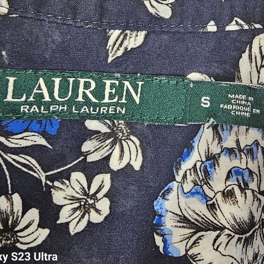 Lauren Ralph Lauren Lauren Ralph Lauren Womens Floral Top Size S Classic Preppy Size S / US 4 / IT 40 - 6 Thumbnail