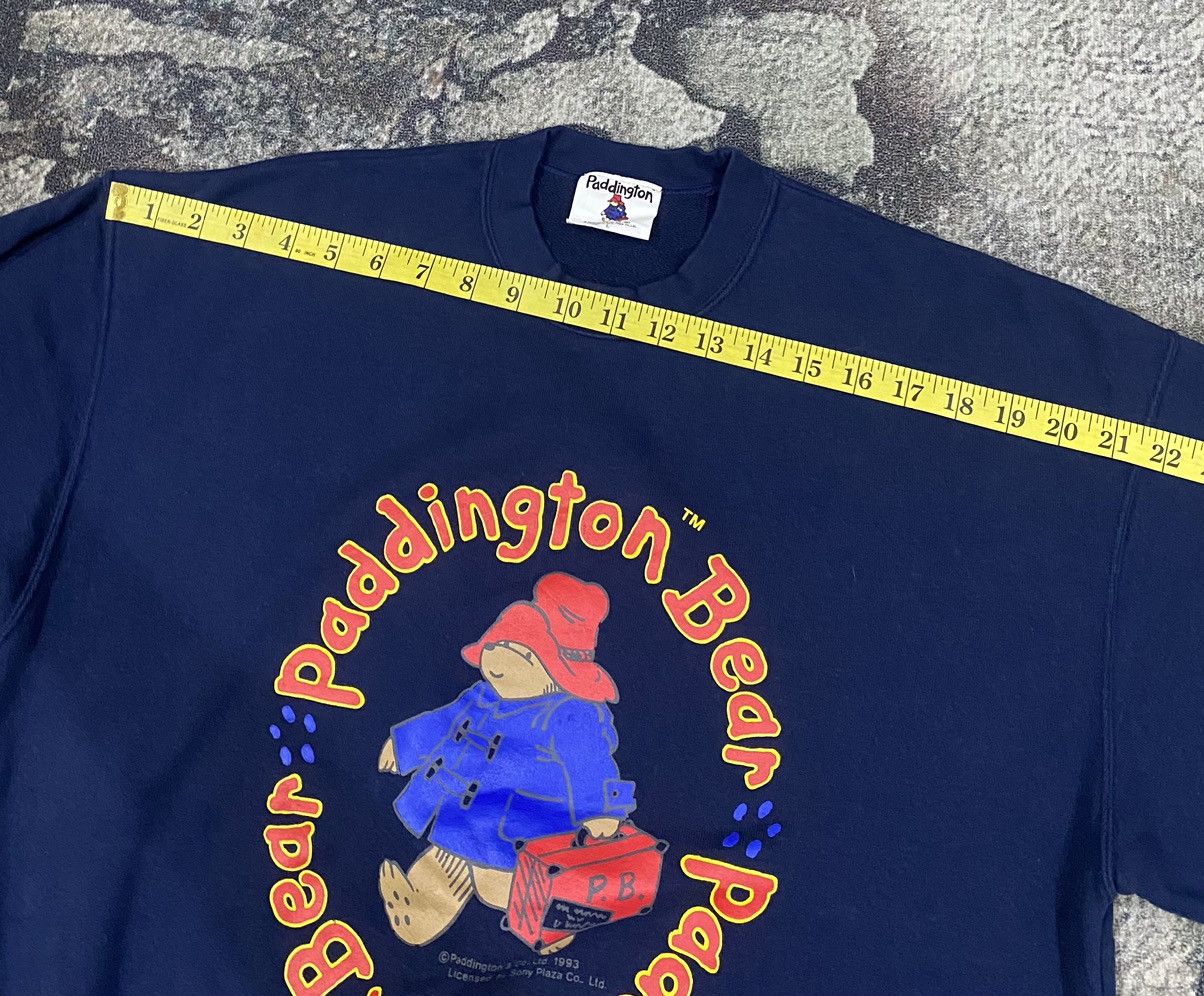 Cartoon Network × Vintage RARE PADDINGTON BEAR SWEATSHIRT NICE DESIGN Size US L / EU 52-54 / 3 - 12 Thumbnail