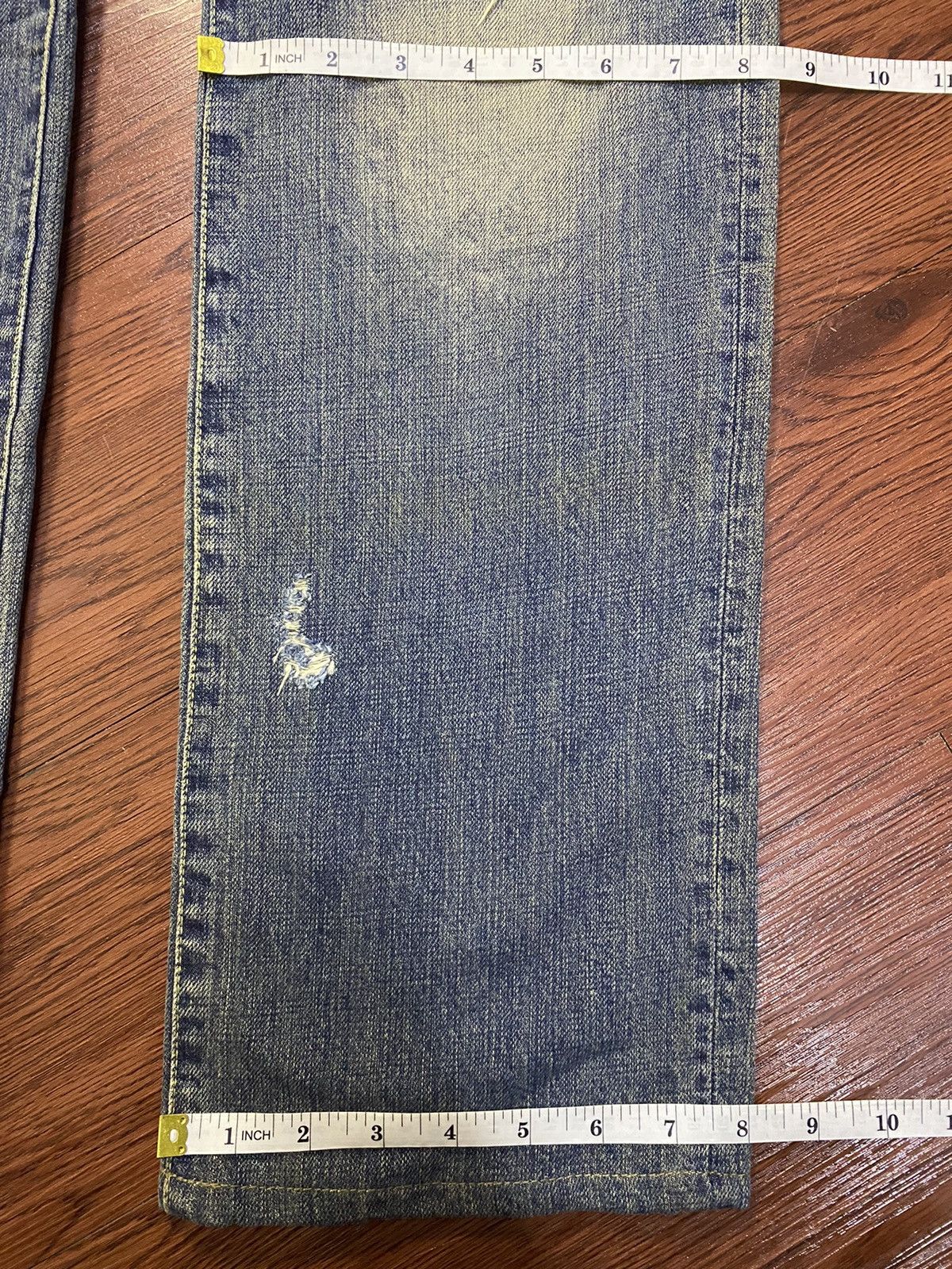 Japanese Brand Vintage Y2K Japanese Brands Mud Wash Grunge Jeans Size US 27 - 14 Thumbnail